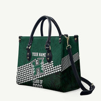 Hawaii Rainbow Warriors Alumni Custom Leather Bag Kanaka Arrows Tropical Vibes