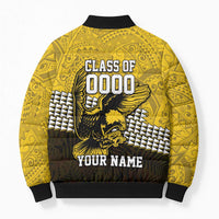Hawaii Nanakuli High Alumni Custom Bomber Puffer Jacket Kanaka Arrows Tropical Vibes