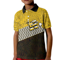 Hawaii Nanakuli High Alumni Custom Kid Polo Shirt Kanaka Arrows Tropical Vibes