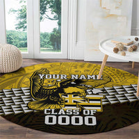 Hawaii Nanakuli High Alumni Custom Round Carpet Kanaka Arrows Tropical Vibes