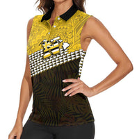Hawaii Nanakuli High Alumni Custom Women Sleeveless Polo Shirt Kanaka Arrows Tropical Vibes