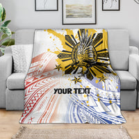 Philippines Independence Day Blanket Eagle Mix Filipino Flag Tribal Style