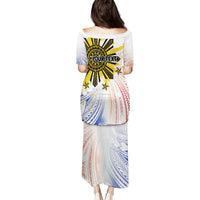 Philippines Independence Day Puletasi Eagle Mix Filipino Flag Tribal Style LT7 - Polynesian Pride
