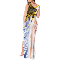 Philippines Independence Day Tank Maxi Dress Eagle Mix Filipino Flag Tribal Style LT7 - Polynesian Pride