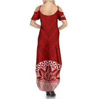 Tonga Rugby Summer Maxi Dress Ikale Tahi Champions World Cup 2023 LT7 - Polynesian Pride