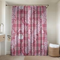 Pink Palaka Hawaii Cowboy Christmas Bathroom Set Paniolo Mix Maile Lei - Polynesian Pride