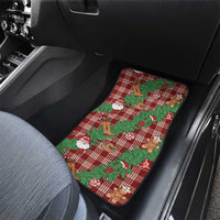 Red Palaka Hawaii Cowboy Christmas Car Mats Paniolo Mix Maile Lei - Polynesian Pride