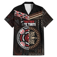 Aotearoa and Samoa Together For Te Tiriti Family Matching Mermaid Dress and Hawaiian Shirt Kowhaiwhai Mix Siapo