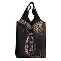 Aotearoa and Samoa Together For Te Tiriti Grocery Bag Kowhaiwhai Mix Siapo