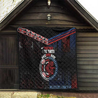 Aotearoa and Samoa Together For Te Tiriti Quilt Kowhaiwhai Mix Siapo - Flag Color LT7 - Polynesian Pride