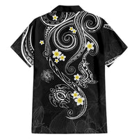 Polynesia Tribal Hawaiian Shirt Tentacles Plumeria