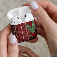 Women's Day Samoa Malu Tattoo Inspired Mix Teuila AirPods Case Scarlet LT7 - Polynesian Pride
