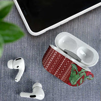 Women's Day Samoa Malu Tattoo Inspired Mix Teuila AirPods Case Scarlet LT7 - Polynesian Pride
