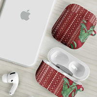 Women's Day Samoa Malu Tattoo Inspired Mix Teuila AirPods Case Scarlet LT7 - Polynesian Pride