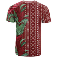 Women's Day Samoa Malu Tattoo Inspired Mix Teuila T Shirt Scarlet