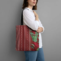 Women's Day Samoa Malu Tattoo Inspired Mix Teuila Tote Bag Scarlet LT7 - Polynesian Pride