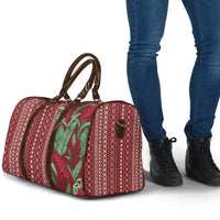 Women's Day Samoa Malu Tattoo Inspired Mix Teuila Travel Bag Scarlet LT7 - Polynesian Pride