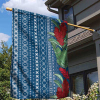 Women's Day Samoa Malu Tattoo Inspired Mix Teuila Garden Flag Royal Blue LT7 - Polynesian Pride