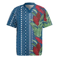 Women's Day Samoa Malu Tattoo Inspired Mix Teuila Rugby Jersey Royal Blue LT7 Royal Blue - Polynesian Pride