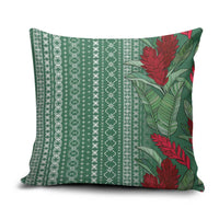 Women's Day Samoa Malu Tattoo Inspired Mix Teuila Pillow Cover Sage Green LT7 Sage Green - Polynesian Pride