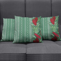 Women's Day Samoa Malu Tattoo Inspired Mix Teuila Pillow Cover Sage Green LT7 - Polynesian Pride