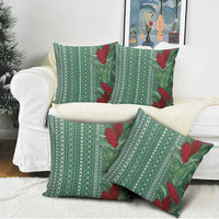 Women's Day Samoa Malu Tattoo Inspired Mix Teuila Pillow Cover Sage Green LT7 - Polynesian Pride