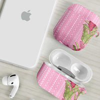 Women's Day Samoa Malu Tattoo Inspired Mix Teuila AirPods Case Rose Pink LT7 - Polynesian Pride