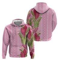 Women's Day Samoa Malu Tattoo Inspired Mix Teuila Hoodie Rose Pink LT7 - Polynesian Pride