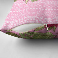 Women's Day Samoa Malu Tattoo Inspired Mix Teuila Pillow Cover Rose Pink LT7 - Polynesian Pride