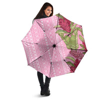 Women's Day Samoa Malu Tattoo Inspired Mix Teuila Umbrella Rose Pink