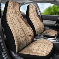 Women's Day Samoa Malu Tattoo Inspired Mix Teuila Car Seat Cover Vintage Tapa