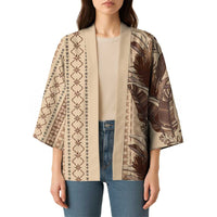 Women's Day Samoa Malu Tattoo Inspired Mix Teuila Kimono Vintage Tapa