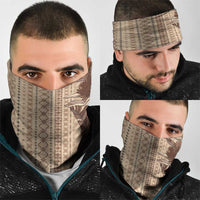 Women's Day Samoa Malu Tattoo Inspired Mix Teuila Neck Gaiter Vintage Tapa LT7 - Polynesian Pride