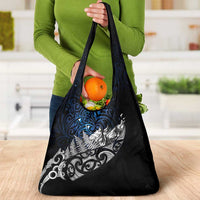 Maori Matariki Grocery Bag Landscape Styled Fern - Galaxy