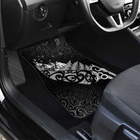 Maori Matariki Car Mats Landscape Styled Fern - Monochrome
