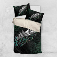 Maori Matariki Bedding Set Landscape Styled Fern - Paua Shell