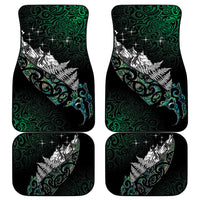 Maori Matariki Car Mats Landscape Styled Fern - Paua Shell