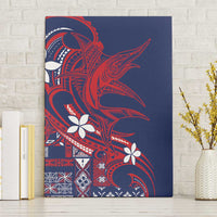 Samoa Manuia le Aso Tuto'atasi Canvas Wall Art Siapo Mamanu Mix Tatau Marlin - Flag Color