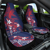 Samoa Manuia le Aso Tuto'atasi Car Seat Cover Siapo Mamanu Mix Tatau Marlin - Flag Color