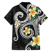 Kanaka Maoli Hawaii Plumeria Hawaiian Shirt Dancing Tentacles Black Style LT7 - Polynesian Pride