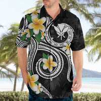 Kanaka Maoli Hawaii Plumeria Hawaiian Shirt Dancing Tentacles Black Style LT7 - Polynesian Pride