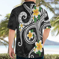 Kanaka Maoli Hawaii Plumeria Hawaiian Shirt Dancing Tentacles Black Style LT7 - Polynesian Pride