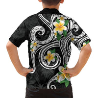 Kanaka Maoli Hawaii Plumeria Hawaiian Shirt Dancing Tentacles Black Style LT7 - Polynesian Pride