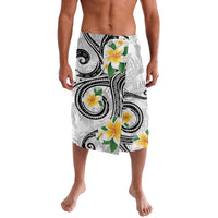 Kanaka Maoli Hawaii Plumeria Lavalava Dancing Tentacles White Style LT7 White - Polynesian Pride