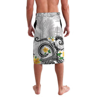 Kanaka Maoli Hawaii Plumeria Lavalava Dancing Tentacles White Style LT7 - Polynesian Pride