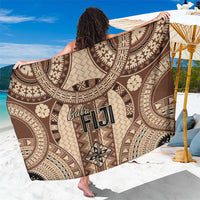 Bula Fiji Vintage Sarong Brown Masi Motifs