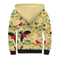Aloha Hawaii Sherpa Hoodie I'iwi on Mamane Pastel Cream
