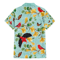 Aloha Hawaii Family Matching Mermaid Dress and Hawaiian Shirt I'iwi on Mamane Pastel Turquoise