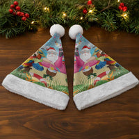 Have Yourself A Beachy Little Christmas Santa Hat with Santa Chilling - Polynesian Pride