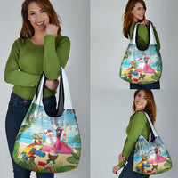 Have Yourself A Beachy Little Christmas Grocery Bag with Santa Chilling - Polynesian Pride